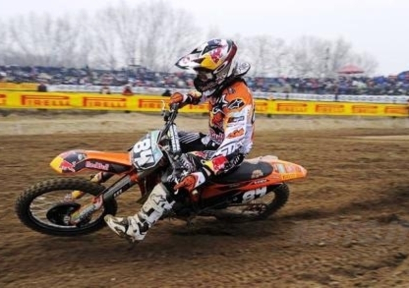 Airoh Starcross 2014: Jeffrey Herlings, a Mantova, con il team RedBull KTM Racing