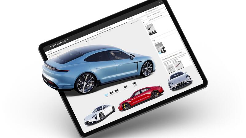 Techart presenta un configuratore per la Porsche Taycan 