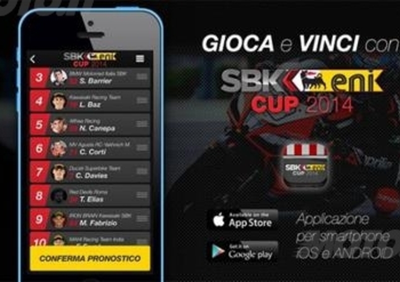 App SBK Eni Cup 2014