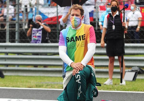 C&rsquo;&egrave; ancora un pilota sotto l&rsquo;arcobaleno? Vettel assicura: &ldquo;Non vado avanti solo per lanciare messaggi&rdquo;