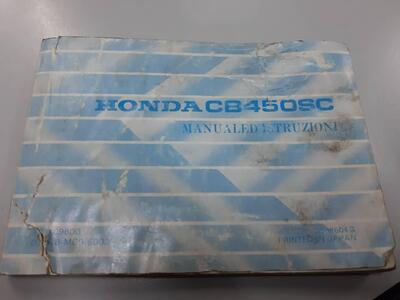 Manuale Honda CB 450 SC
