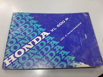 Manuale Honda XL 600 R