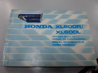 Manuale Honda XL 600 R / XL 600 L