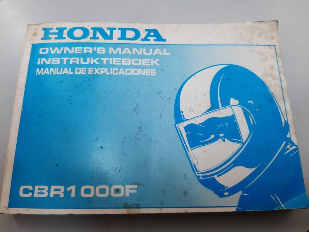 Manuale Honda CBR 1000 F