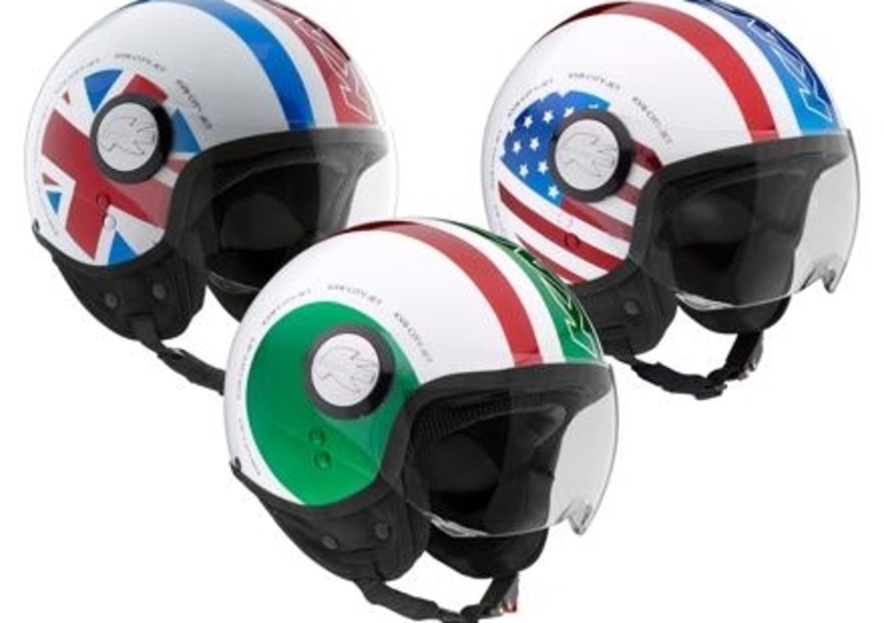 Casco demi-jet Kappa KV8 Flag