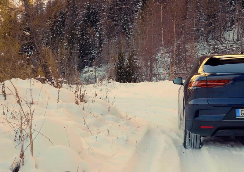 Abbiamo portato la vettura a Courmayeur. Grande trazione e sicurezza