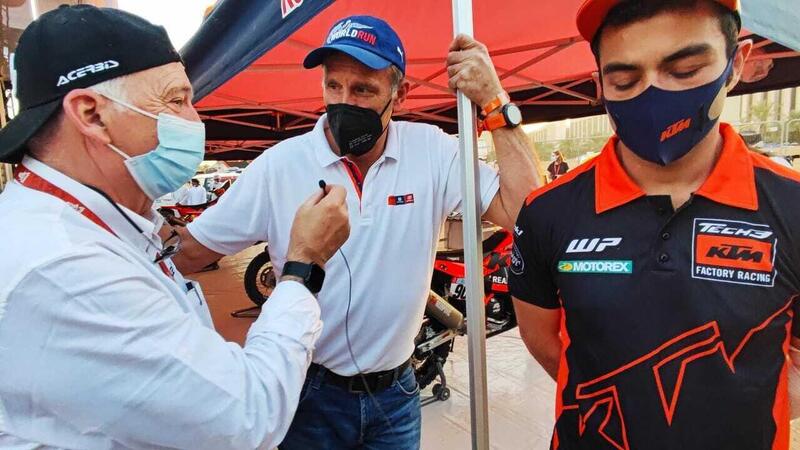 Dakar 2022. Danilo Petrucci e Heinz Kinigadner: leggende del presente e del passato KTM [VIDEO]