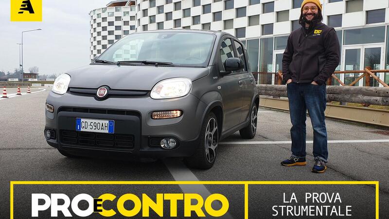 Fiat Panda Hybrid Sport, PRO e CONTRO | La pagella e tutti i numeri della prova strumentale