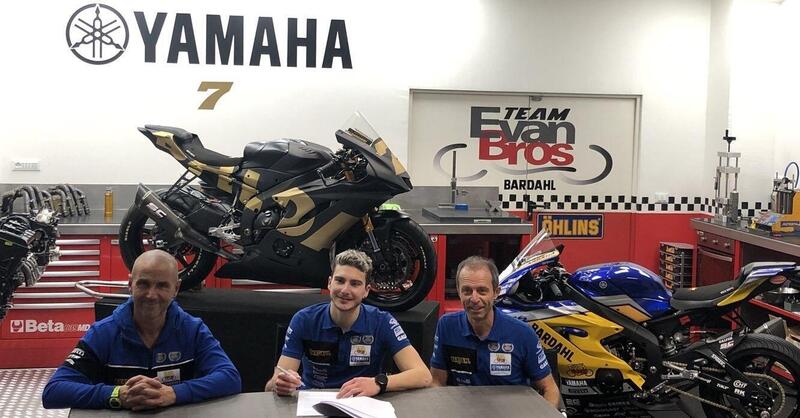 SBK, Baldassarri con Evan Bros in Supersport