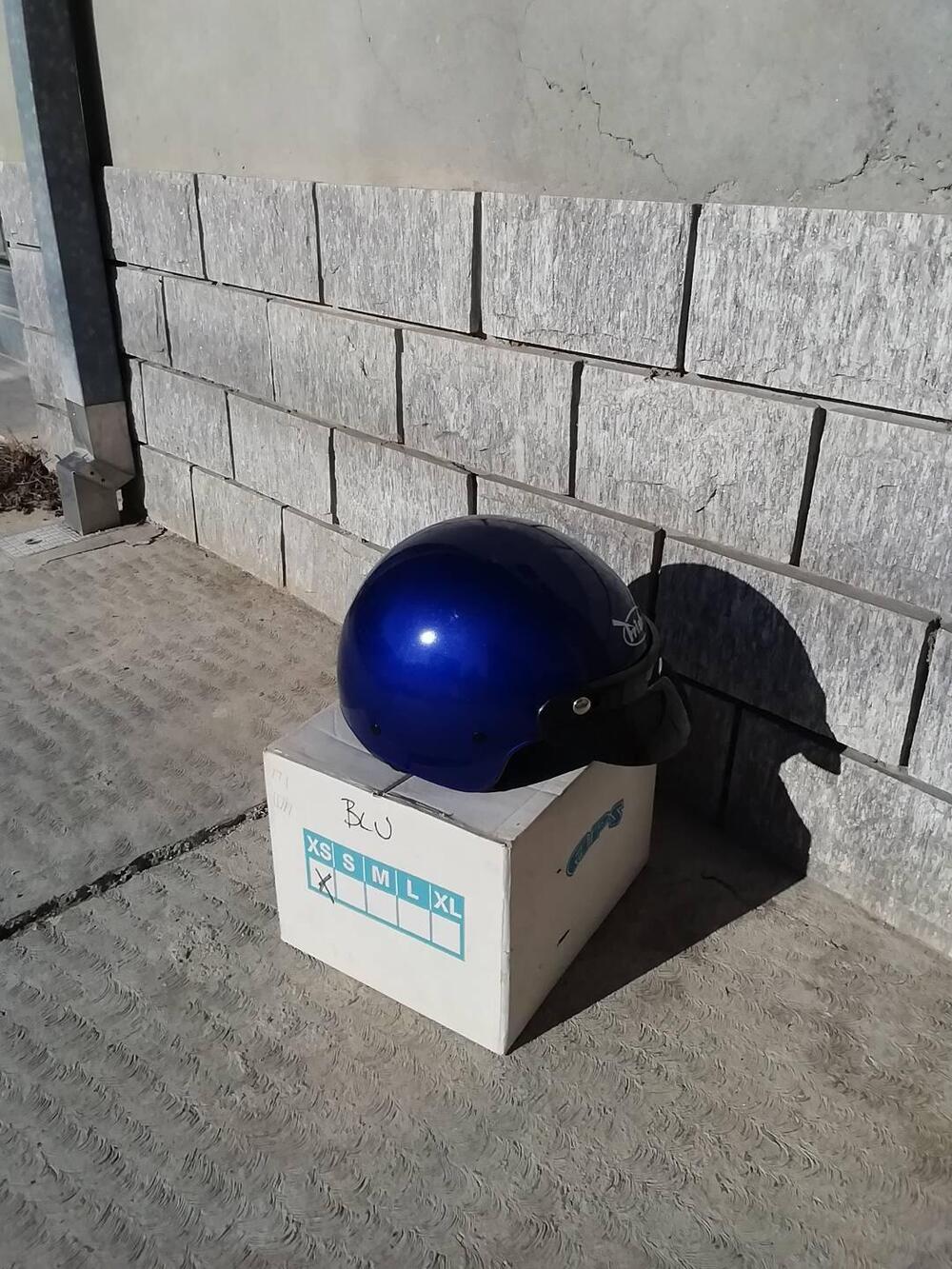 Caschi da moto APS Frisby blu XXS e XS Aps Helmets (3)