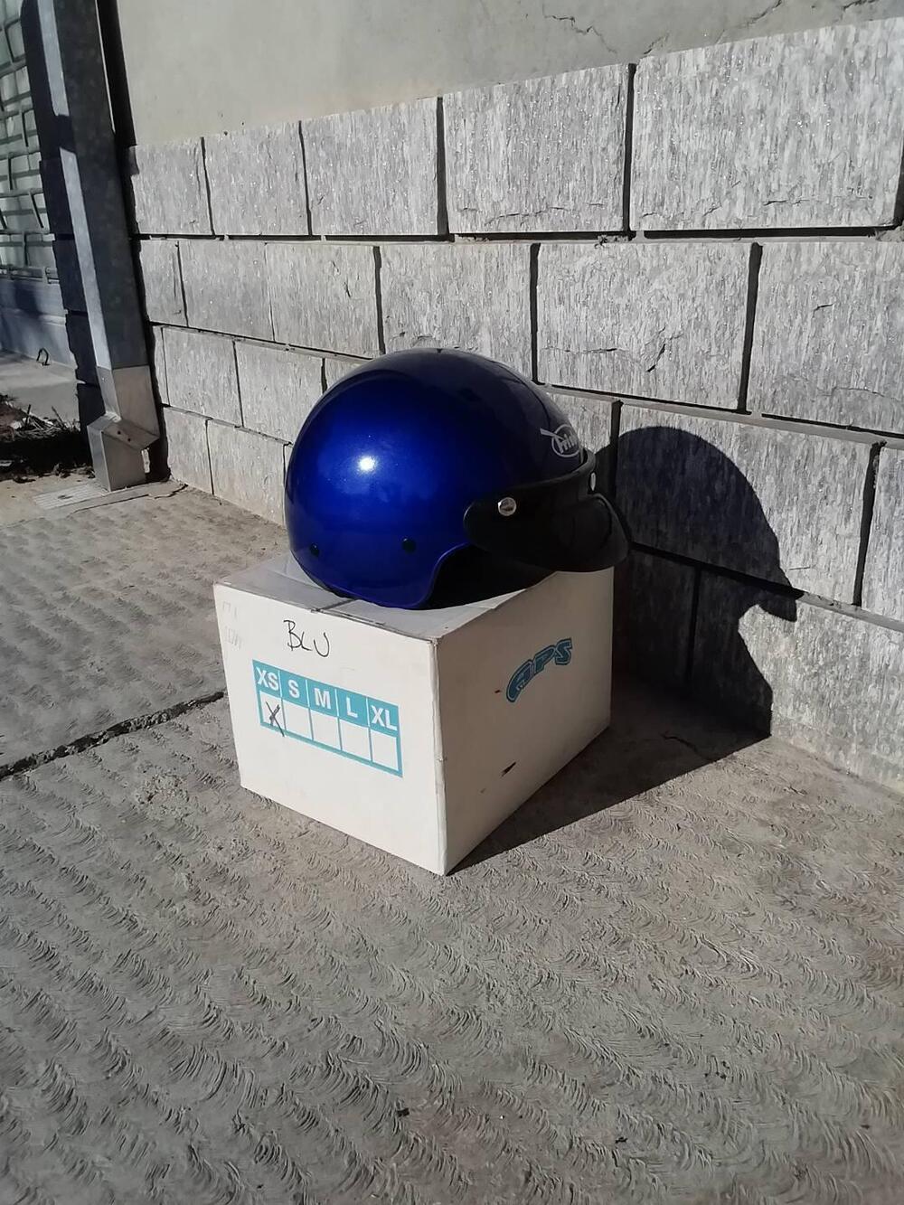 Caschi da moto APS Frisby blu XXS e XS Aps Helmets (4)