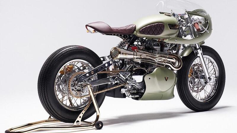 Triumph Thruxton Jade, caf&eacute; racer spagnola