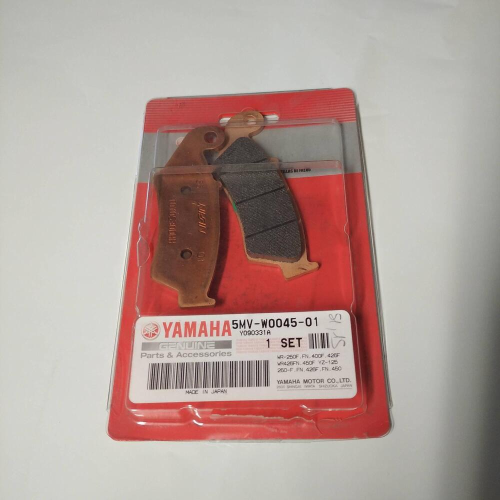 PASTIGLIE FRENO ANTERIORE YAMAHA YZ125/250/450/WR