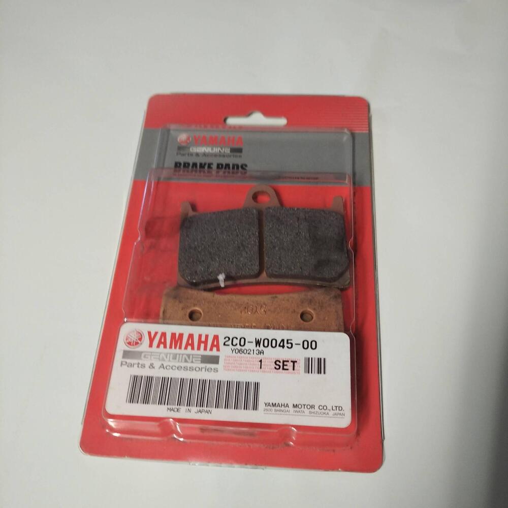 PASTIGLIE ANT. YAMAHA R6/R1/S.TENERE 1200/MT10