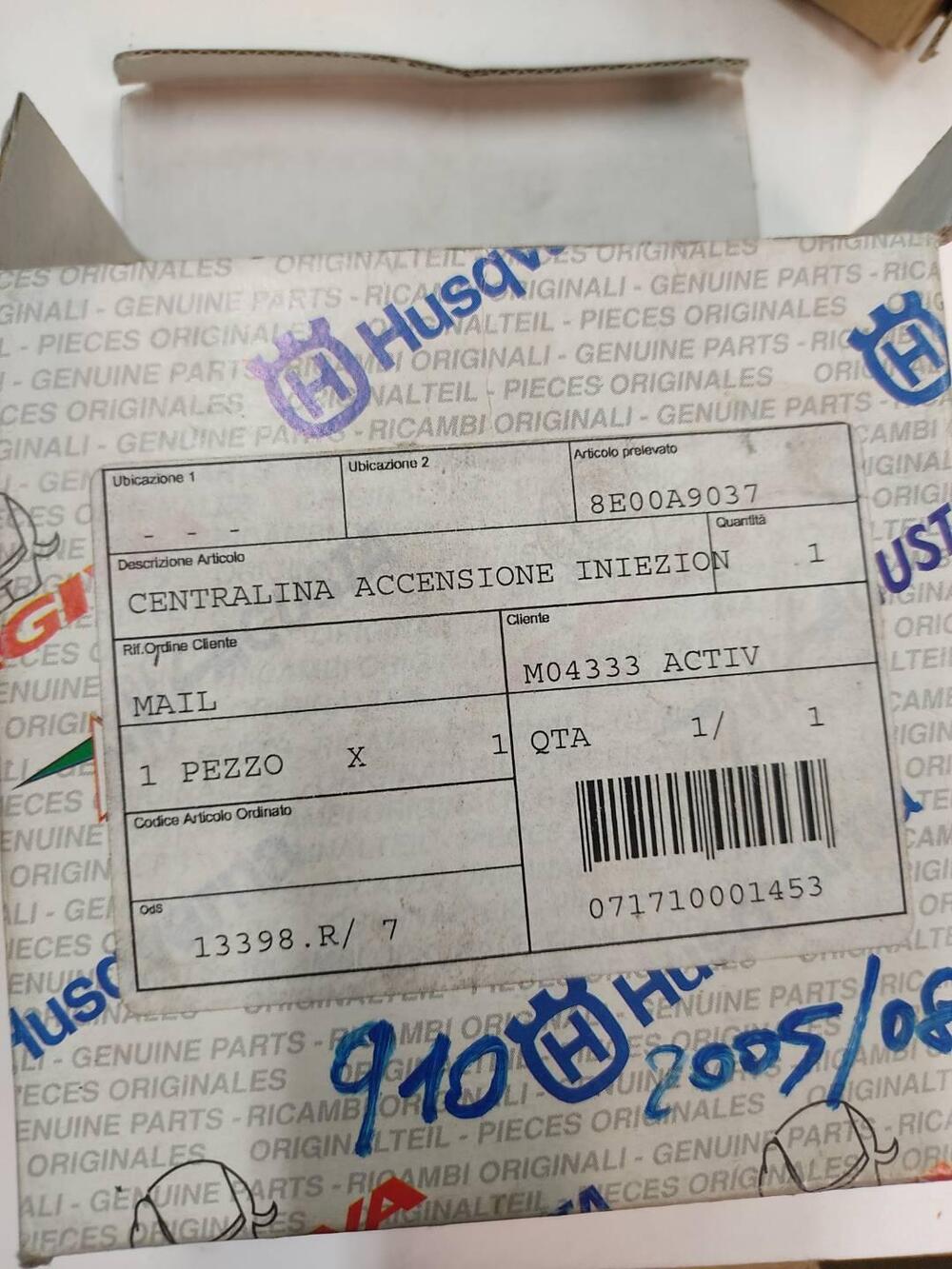 CENTRALINA ACCENSIONE INIEZIONE 5SM COD.8E00A9037 MV Agusta (8)