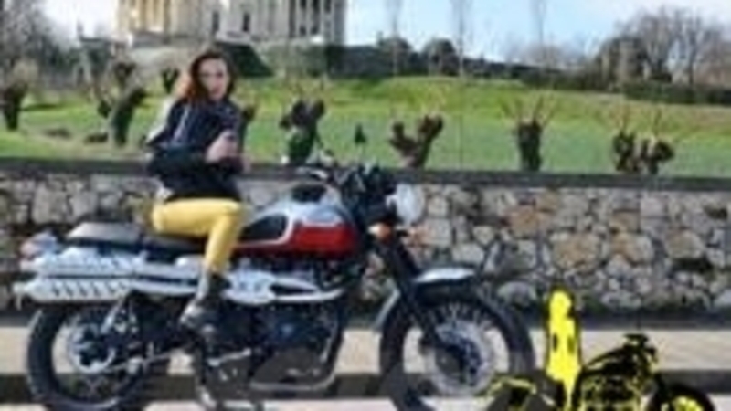 8 marzo sui Colli Berici con la Triumph Scrambler