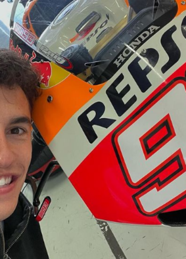 Marc Marquez a Portimao: eccolo in pista con la Honda RC213V-S per decidere sui test di Sepang [VIDEO]