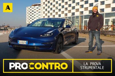 Tesla Model 3, PRO e CONTRO | La pagella e tutti i numeri della prova strumentale