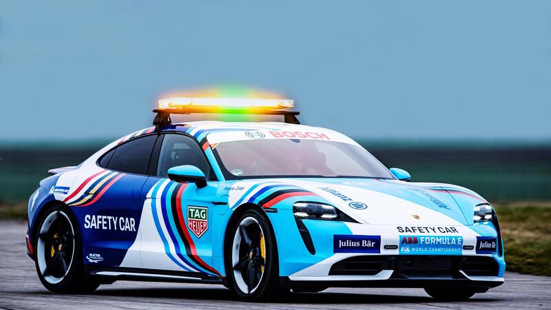 Formula E, la Porsche Taycan &egrave; la nuova Safety Car 