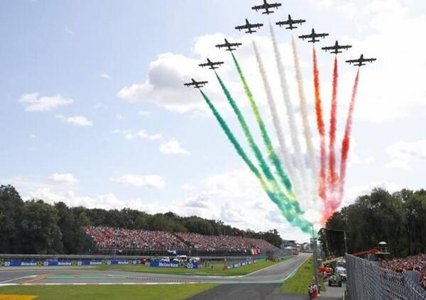 F1, Niente show aerei? Deroga per gli inglesi ma non per le nostre Frecce Tricolori a Monza