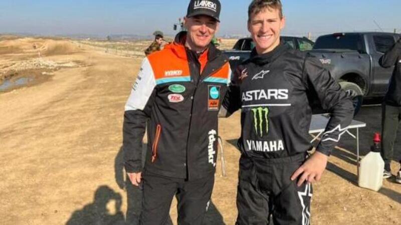 Cross con Stefan Everts per Fabio Quartararo: &ldquo;Mito!&rdquo;