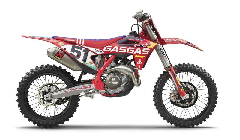 GASGAS MC 450F Troy Lee Designs. Replica Justin Barcia