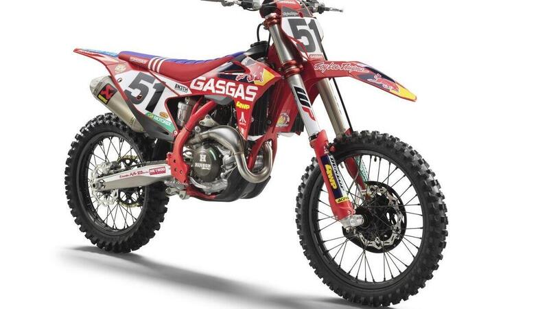 GASGAS MC 450F Troy Lee Designs. Replica Justin Barcia