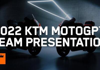 KTM MotoGP: la presentazione LIVE