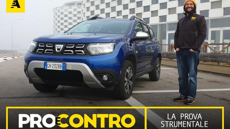 Dacia Duster, PRO e CONTRO | La pagella e tutti i numeri della prova strumentale