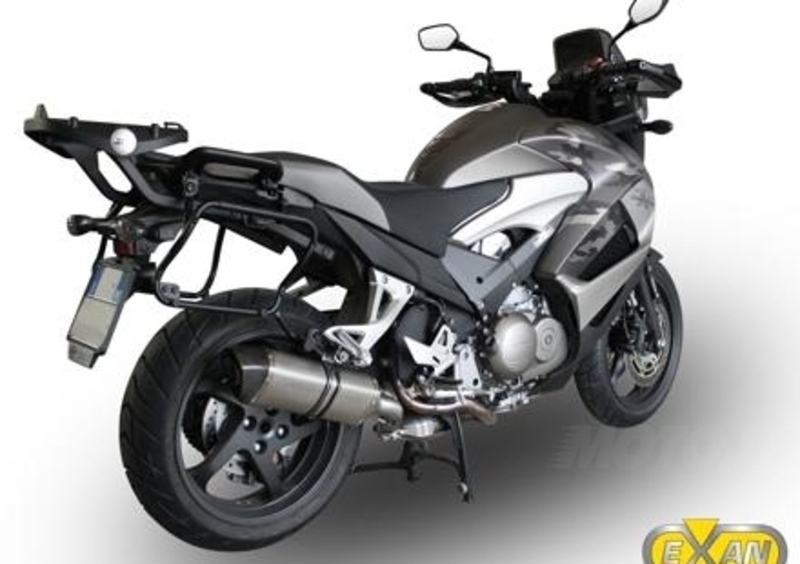 EXAN: scarico X-Black Ovale per Honda Crossrunner