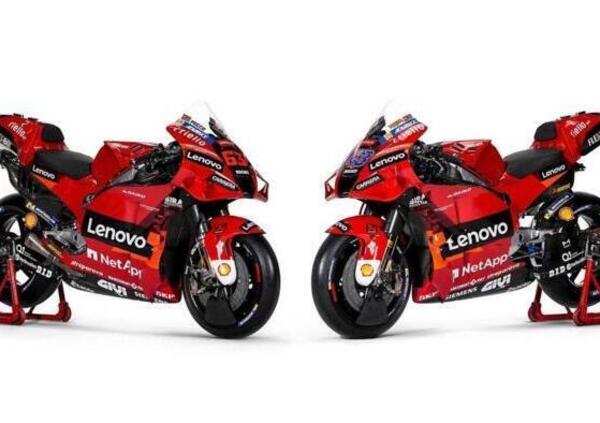 Ducati, ecco la MotoGP 2022: profondo rosso per la Ferrari a due ruote e motore con pi&ugrave; potenza