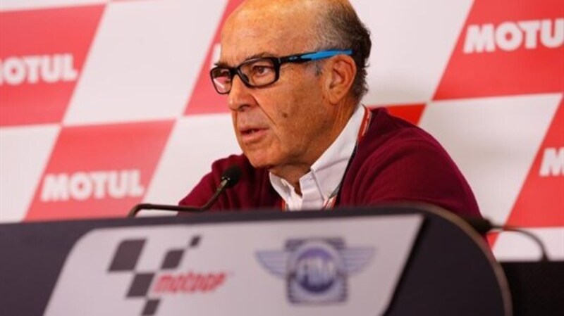 Carmelo Ezpeleta: &ldquo;Valentino Rossi non poteva correre fino a 60 anni. Il 2015? Un pasticcio&rdquo;