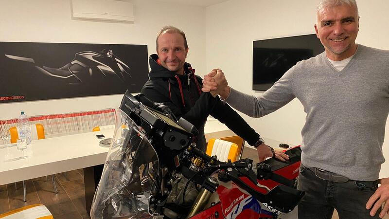 Il designer Rodolfo Frascoli e RS Moto insieme per la nuova moto da rally