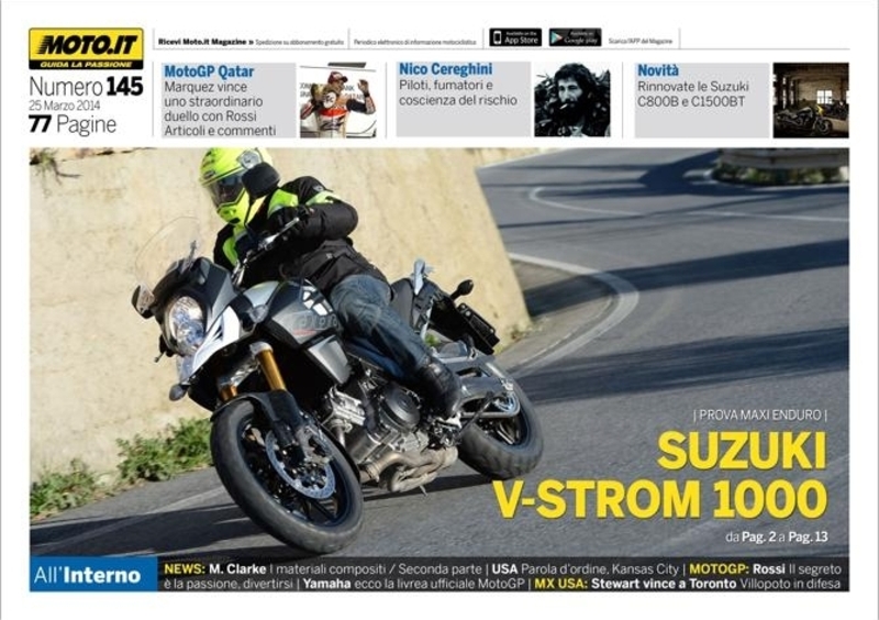 Magazine n&deg; 145, scarica e leggi il meglio di Moto.it