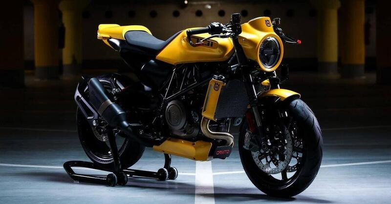 &quot;Yellow Arrow&quot; by Gas &amp; Retro: dalla Slovenia un&#039;inusuale Husqvarna Vitpilen 701 