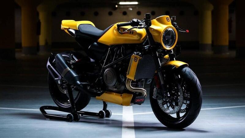 &quot;Yellow Arrow&quot; by Gas &amp; Retro: dalla Slovenia un&#039;inusuale Husqvarna Vitpilen 701 