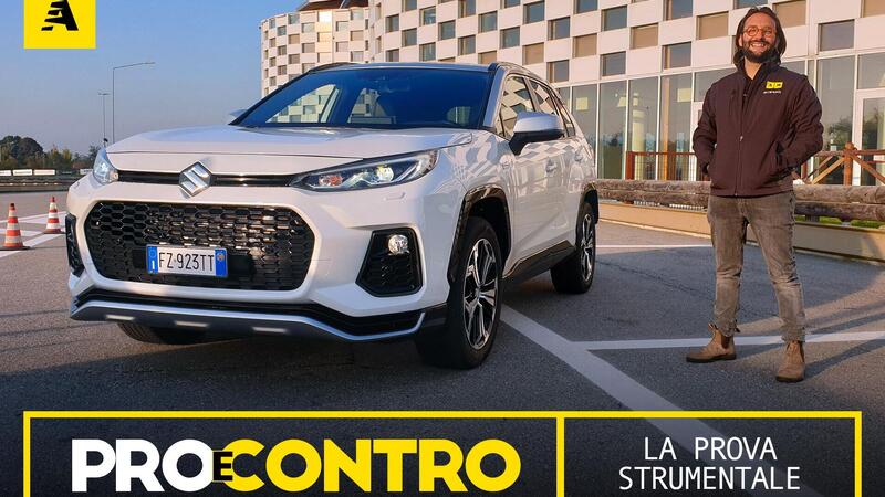 Suzuki Across, PRO e CONTRO | La pagella e tutti i numeri della prova strumentale