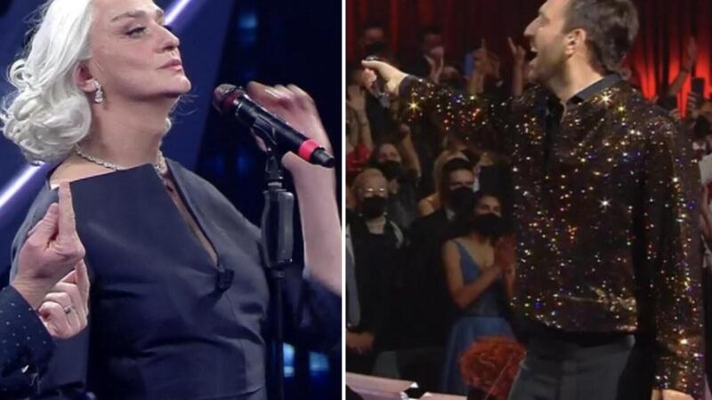 Drusilla Foer e Cesare Cremonini, due ruote per due a Sanremo 2022