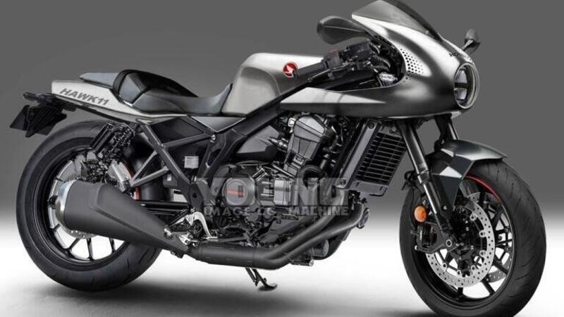 Honda CB 1100 Hawk, il render dal giappone