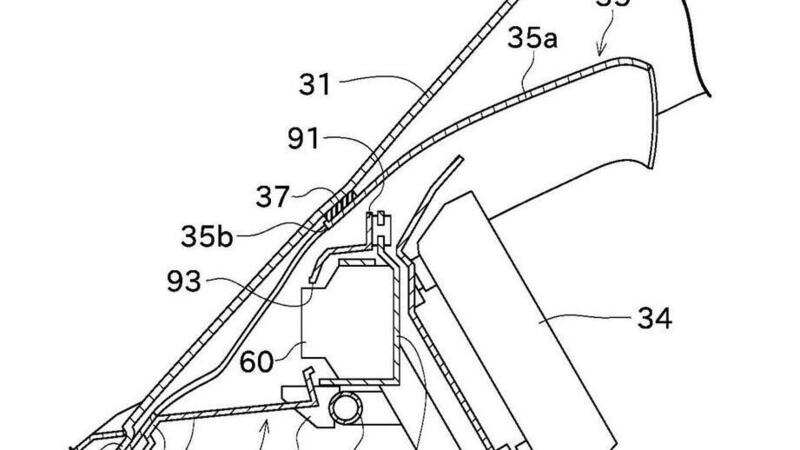 Kawasaki H2 SX SE, in arrivo un brevetto per la telecamera anteriore?