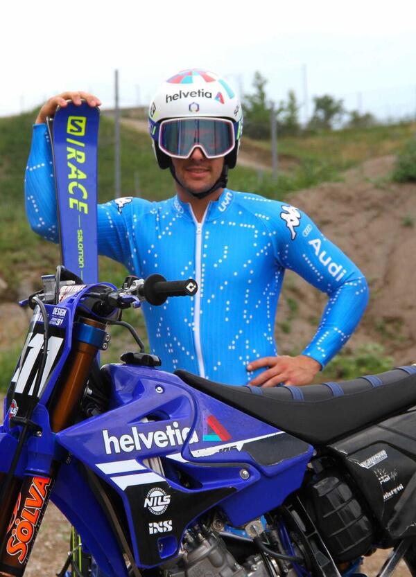 Dagli sci al motocross, l&#039;azzurro Luca De Aliprandini &egrave; un gigante anche in sella: &quot;Passione pura e &egrave; anche allenante&quot;