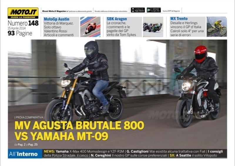 Magazine n&deg; 148, scarica e leggi il meglio di Moto.it