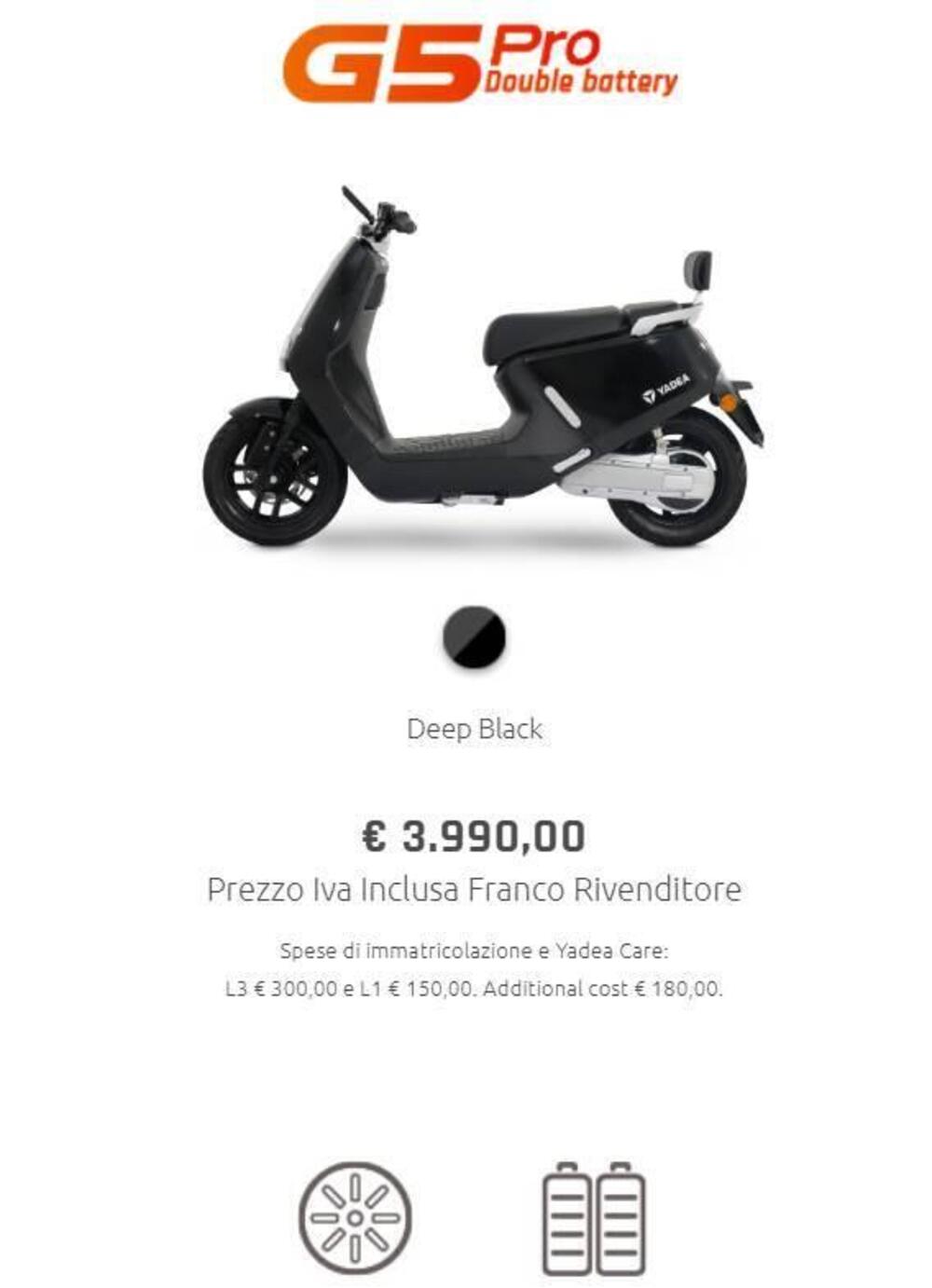 Yadea G5 Pro 2 Batterie (2022 - 25)