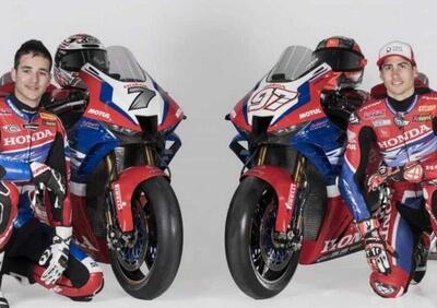 SBK, la presentazione ufficiale del Team HRC