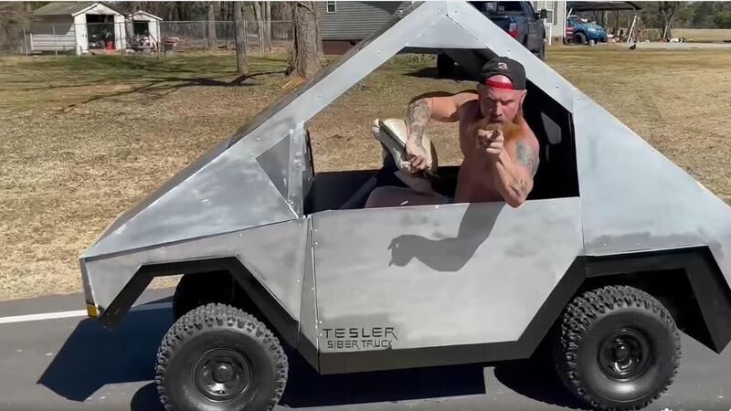 La parodia del Cybertruck Tesla? Uscita prima del modello vero, eccola in video [Tesler SiberTruck]