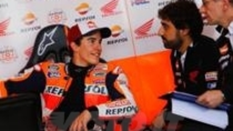 MotoGP. Marquez &egrave; il pi&ugrave; veloce anche nel Warm Up