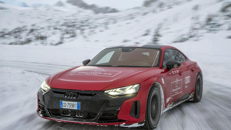 Se Quattro fa rima con elettrico: Audi RS e-tron GT e Q4 e-tron alla prova del primo e-Rally 20quattro ore dei Laghi