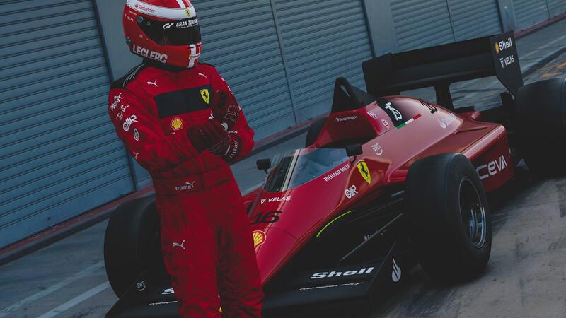 La bellissima retro Ferrari F1-75 batte subito tutti in pista a Monza [su Instagram]