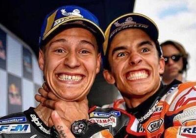 Marc Marquez e Fabio Quartararo: la sfida è iniziata a distanza e… in percentuali