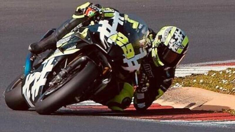 Andrea Iannone a Vallelunga con l&rsquo;Aprilia RSV4 e una promessa: tornare! [VIDEO]